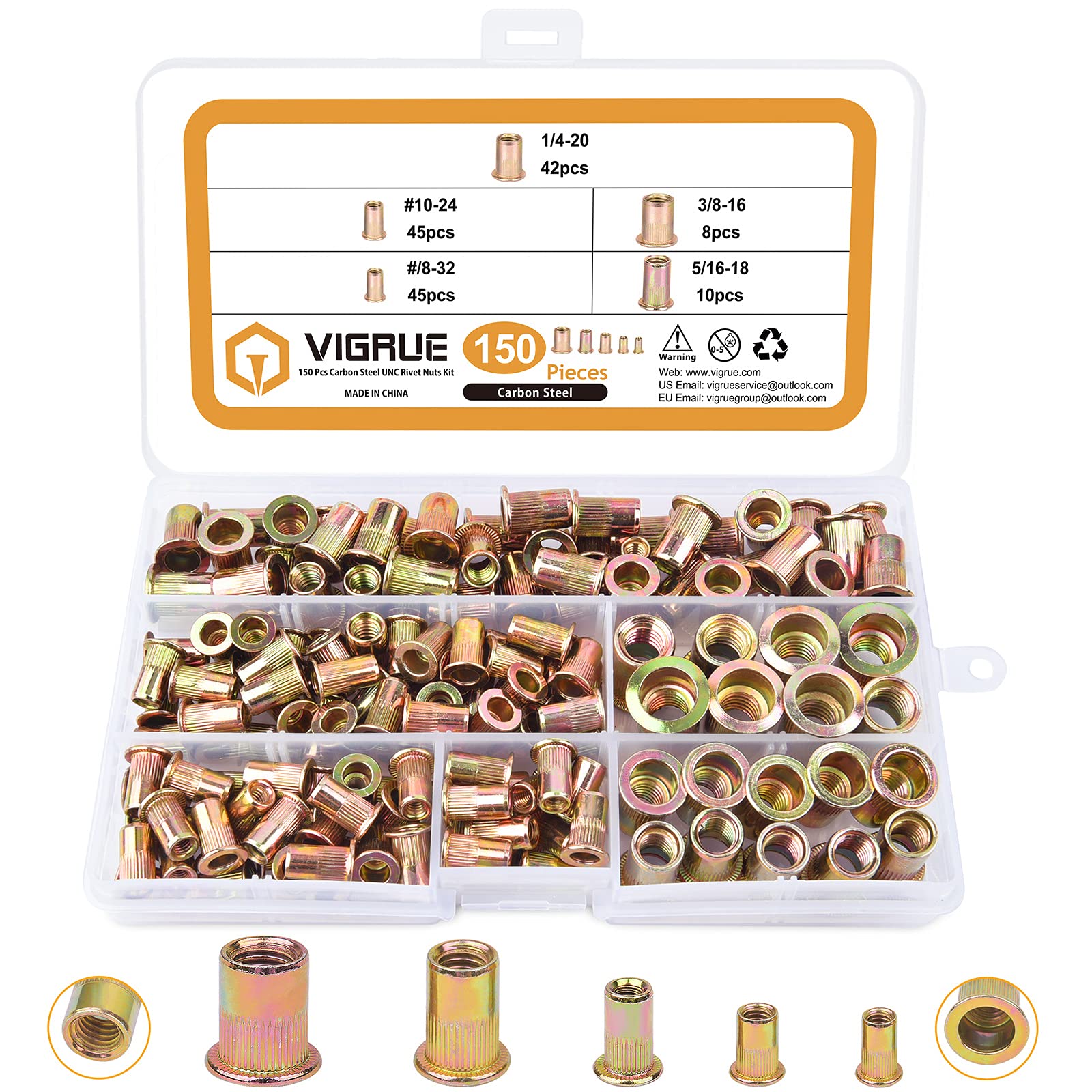 Algopix Similar Product 13 - VIGRUE 150pcs 8321024 1420