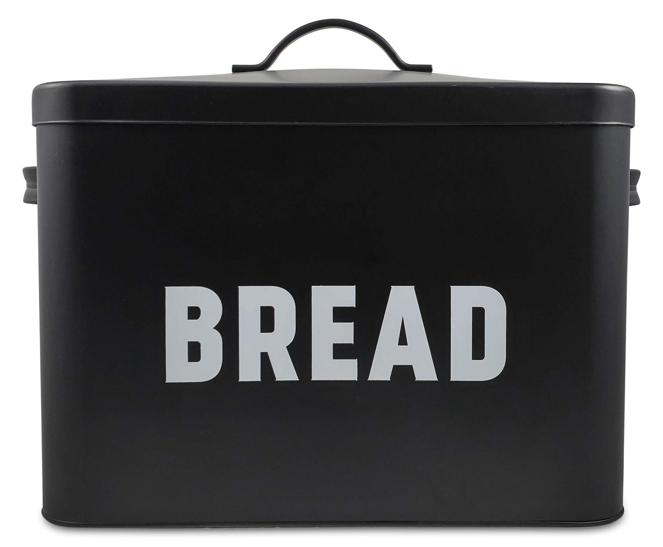 Algopix Similar Product 7 - Claimed Corner Black Bread Box 