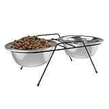 Algopix Similar Product 5 - PETMAKER Stainless Steel Elevated Pet