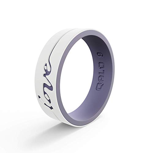 Algopix Similar Product 13 - QALO Womens Rubber Silicone Ring
