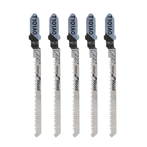 Algopix Similar Product 17 - 5 Pcs T101AO HCS TShank Jigsaw Blades