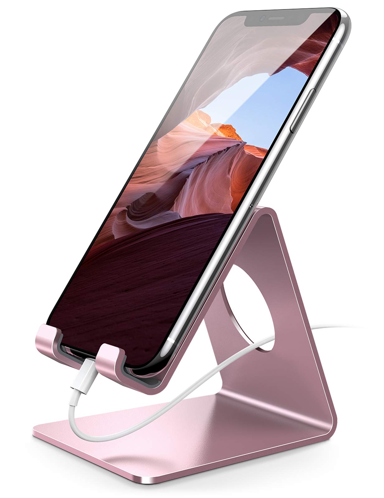 Algopix Similar Product 20 - Lamicall Pink Phone Stand Desk