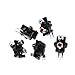 Algopix Similar Product 7 - JUNESUN 5 Pcs PCB Mount 2 Position
