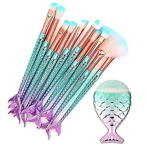 Algopix Similar Product 16 - Funfunman Makeup Brushes 11PCS Make Up