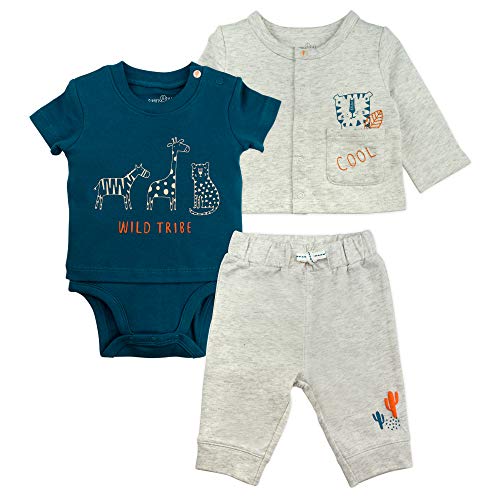 Algopix Similar Product 14 - Sunny Sal Baby Boys 3Piece Cheetah