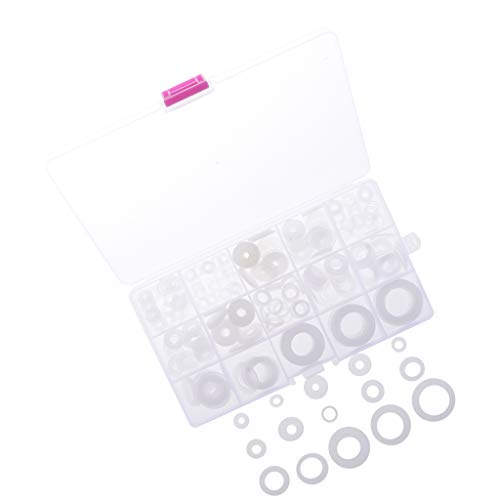 Algopix Similar Product 19 - 250pcs White Nylon Washer ORing 15