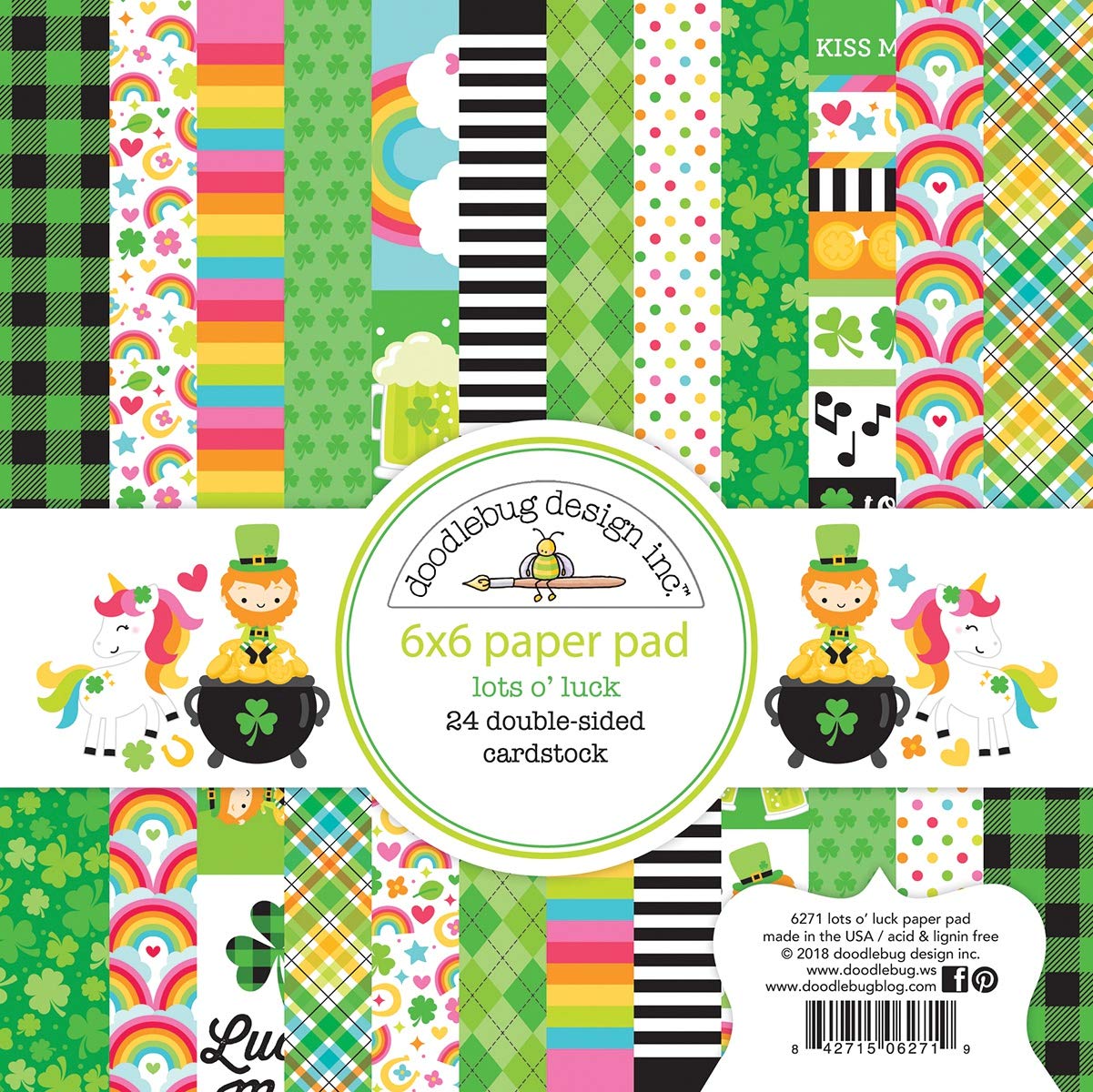 Algopix Similar Product 13 - Doodlebug DoubleSided Paper Pad 6X6