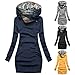 Algopix Similar Product 16 - Plain Hoodies for WomenFunnel Neck