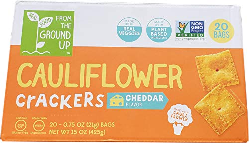 Algopix Similar Product 5 - Cauliflower Cracker, Cheddar, 15 Ounce