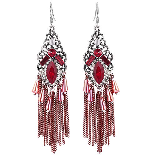 Algopix Similar Product 3 - Mlouye Women Boho Hook Earrings