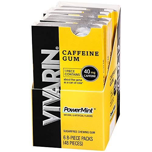 Algopix Similar Product 16 - Vivarin Caffeine Gum Sugarfree Chewing