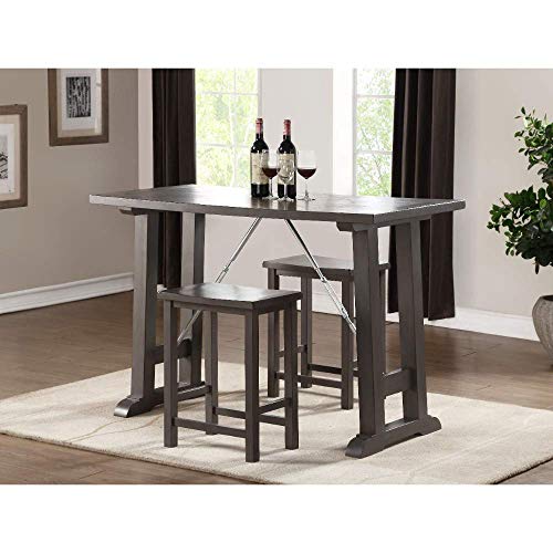 Algopix Similar Product 12 - Benjara Benzara Wooden Counter Height