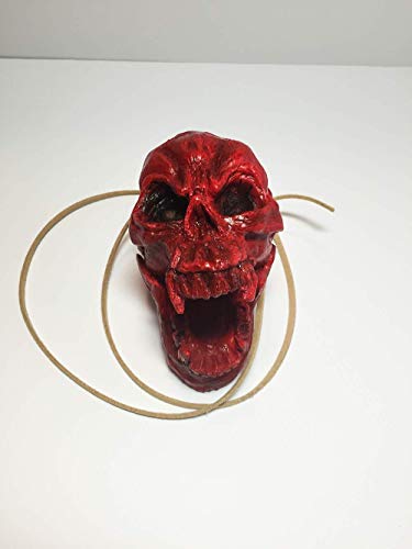 Algopix Similar Product 12 - Aztec Death Whistle - Skull Blood Red