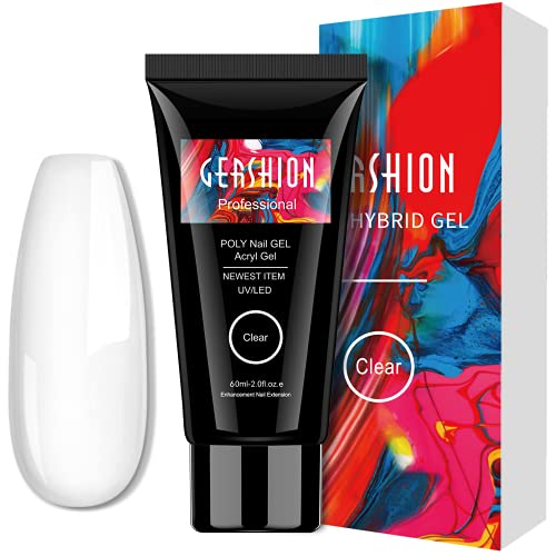 Algopix Similar Product 20 - Gershion Clear Poly Nail Gel 60ML