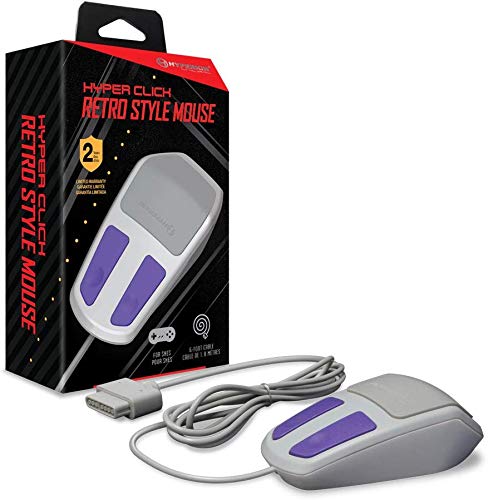 Algopix Similar Product 8 - Hyper Click Retro Style Mouse for SNES