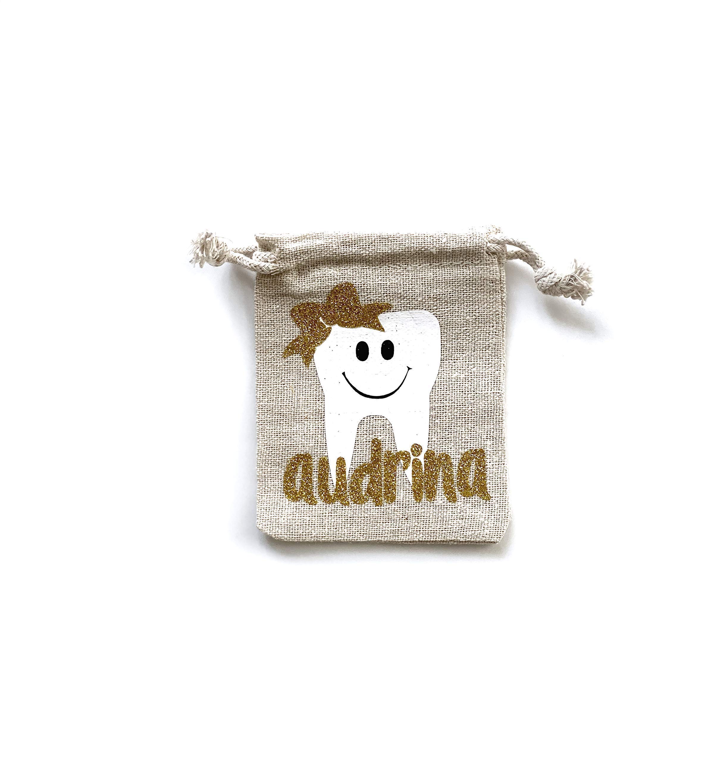 Algopix Similar Product 11 - Tooth Fairy Bag  Personalized Tooth