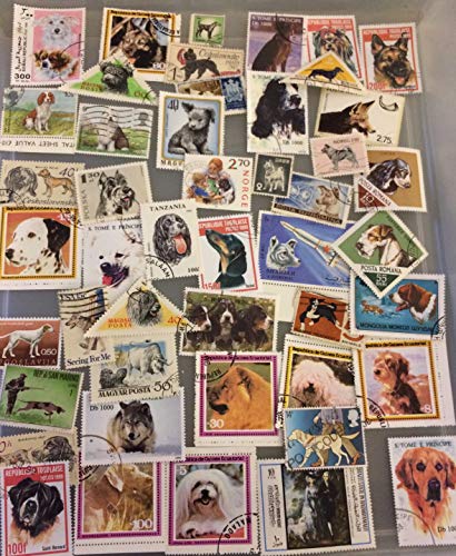 Algopix Similar Product 14 - 50 Dog postage stamps worldwide