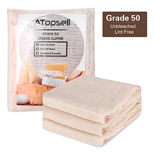 Algopix Similar Product 7 - Atopsell Grade 50 Unbleached Cheese