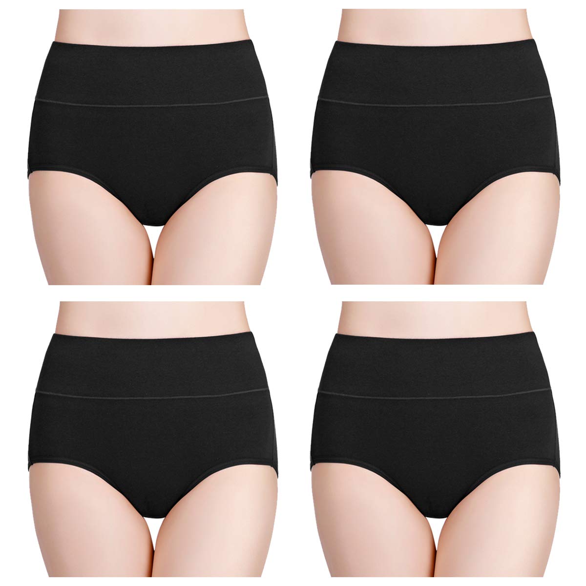 Algopix Similar Product 14 - wirarpa Womens Cotton Underwear High