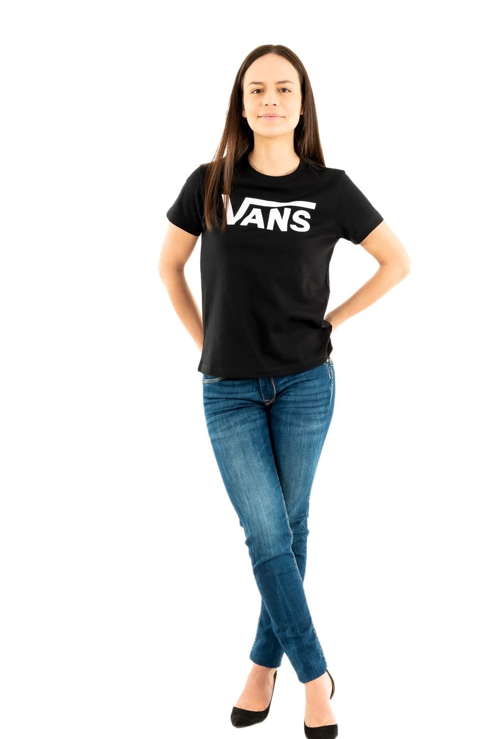 Algopix Similar Product 8 - Vans Flying V Crew Tee TShirts  Polo