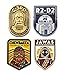 Algopix Similar Product 16 - Star Wars Enamel Pins  R2D2  C3PO 