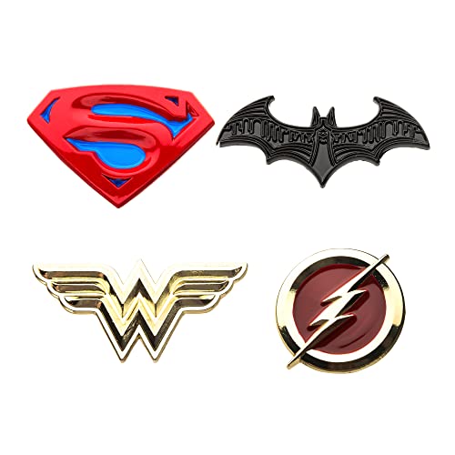 Algopix Similar Product 15 - DC Justice League Logos Enamel