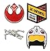 Algopix Similar Product 7 - Star Wars Rebel Alliance Enamel Pins 