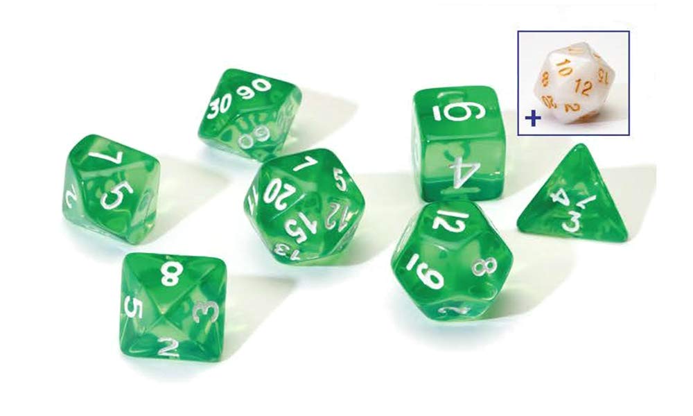 Algopix Similar Product 20 - Sirius a Dice Translucent Green Resin