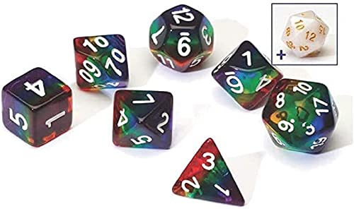 Algopix Similar Product 4 - Sirius a Dice Rainbow Translucent Resin