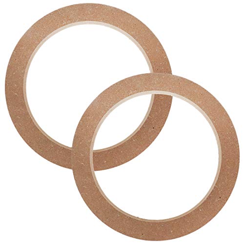 Algopix Similar Product 15 - AUTUT 2pcs Universal Wooden MDF Speaker