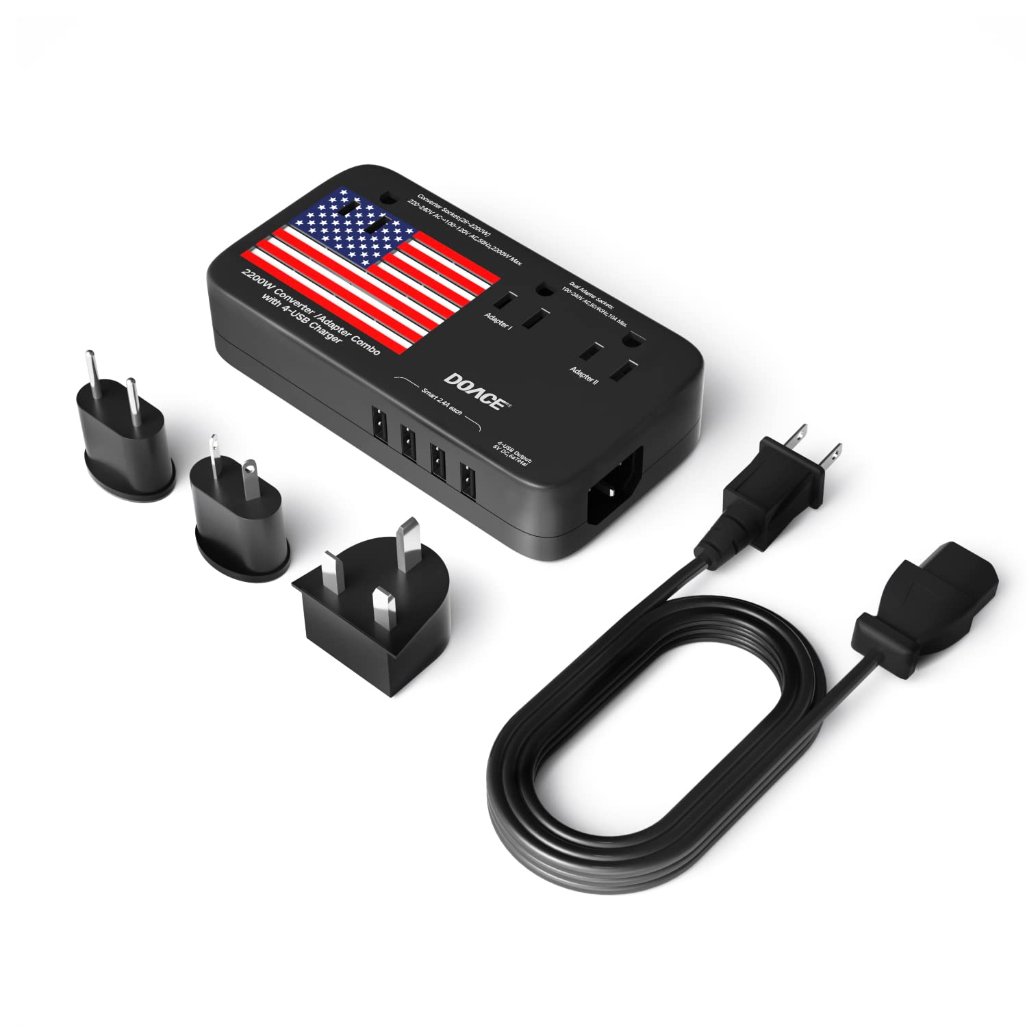 Algopix Similar Product 4 - 2000W Travel Voltage Converter 220V to