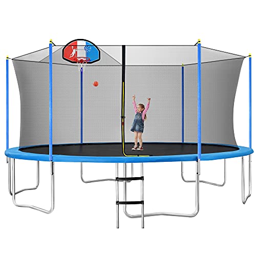Algopix Similar Product 11 - Merax 15 FT Trampoline with Safety
