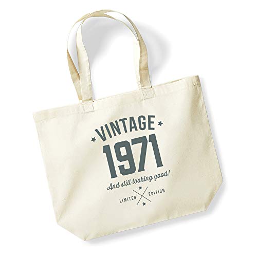Algopix Similar Product 1 - 50th Birthday Keepsake Gift Vintage Bag