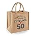 Algopix Similar Product 13 - 50th Birthday Gift Bag Keepsake Present