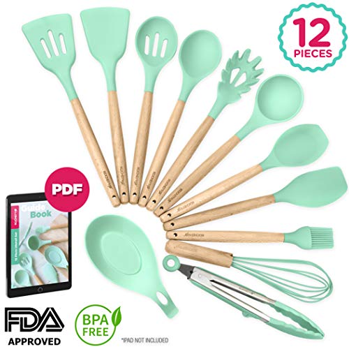 Algopix Similar Product 12 - KuchePro 12Piece Silicone Kitchen
