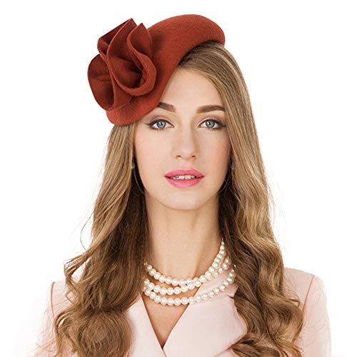 Algopix Similar Product 3 - F FADVES Flower Womens Dress Fascinator