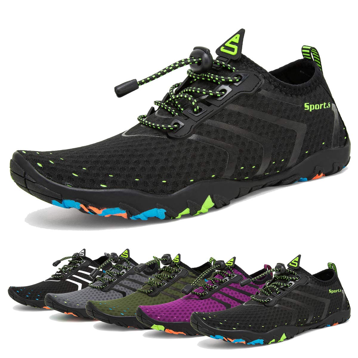 Algopix Similar Product 6 - WateLves Water Shoes Mens Womens Beach