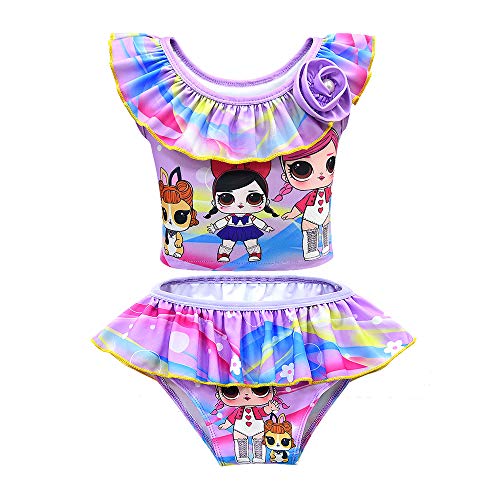 Algopix Similar Product 13 - Rohero Toddler Baby Girls Swimsuit Doll