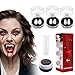 Algopix Similar Product 9 - PHAXCOO Pull Back 3 Pairs Vampire Teeth