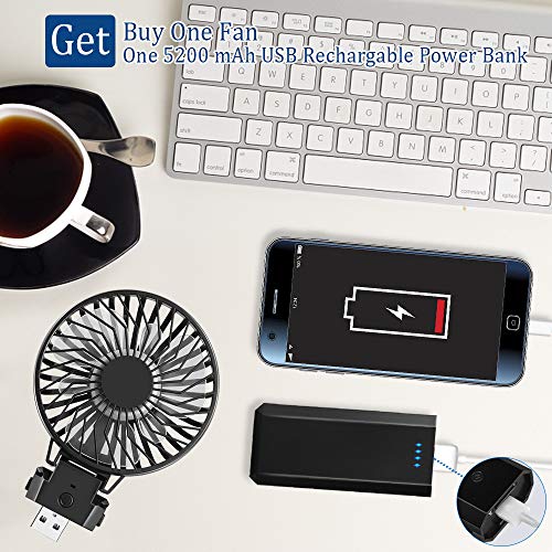 Algopix Similar Product 17 - Handheld Personal Powerbank Fan