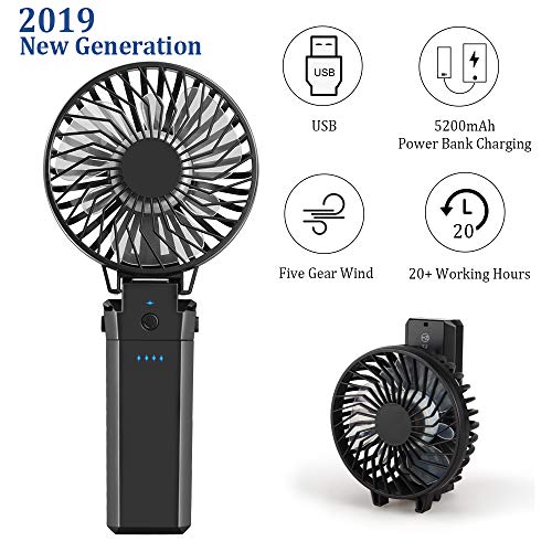 Algopix Similar Product 20 - Handheld Personal Powerbank Fan