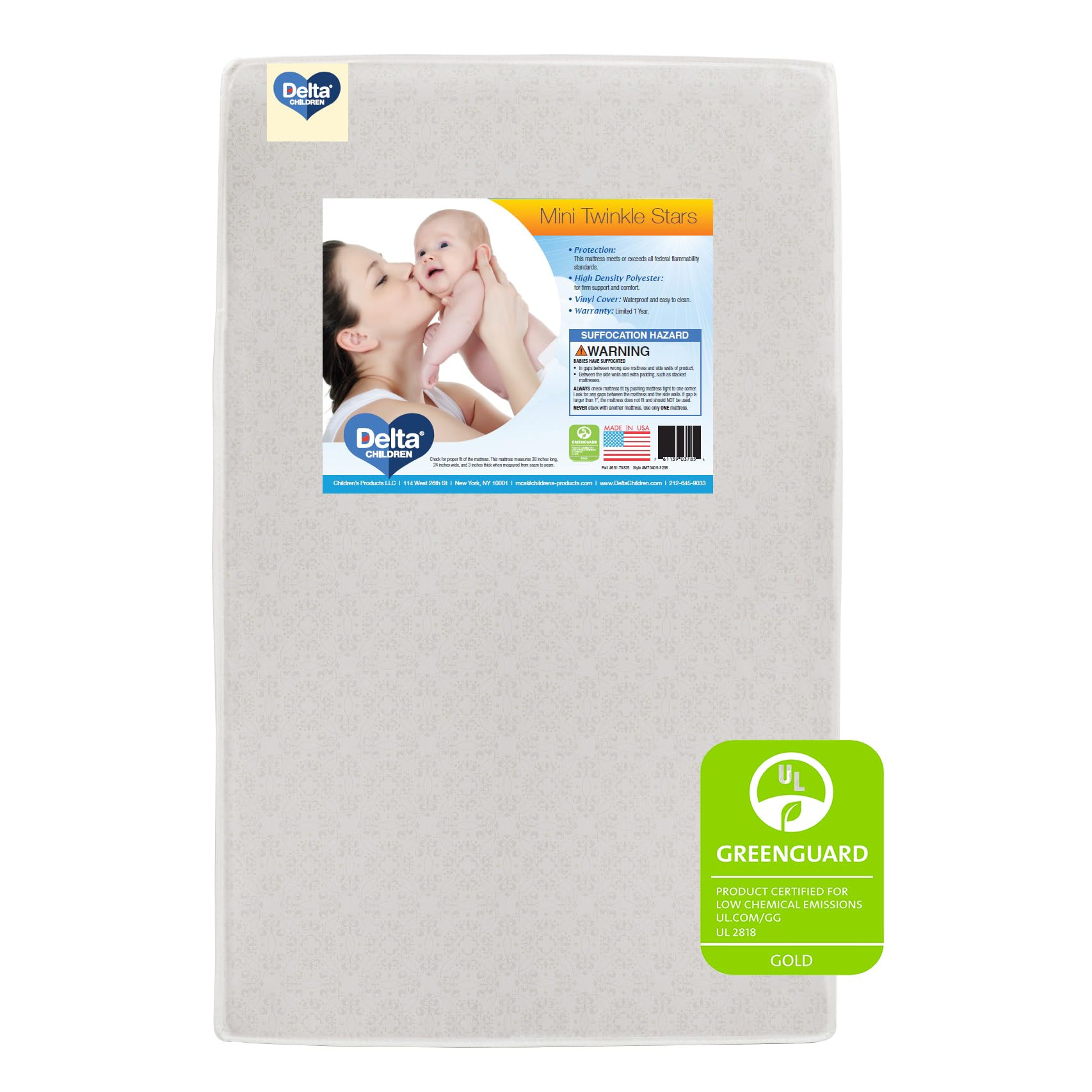 Algopix Similar Product 6 - Delta Children Twinkle Stars 3Inch
