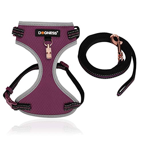 Algopix Similar Product 13 - DOGNESS Extra Small Harness and Leash
