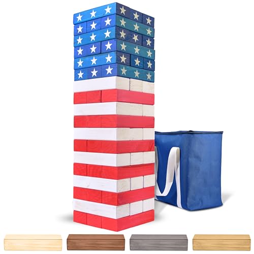Algopix Similar Product 20 - GoSports Giant Wooden Toppling Tower 