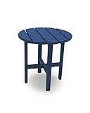Algopix Similar Product 12 - POLYWOOD Round 18" Side Table in Navy