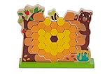 Algopix Similar Product 10 - Toysters Wooden PushABrick Honeycomb