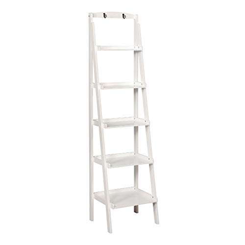 Algopix Similar Product 15 - Benjara Benzara Wooden Ladder Shelf
