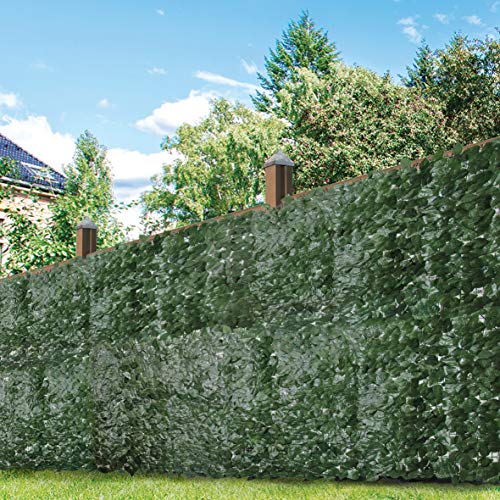 Algopix Similar Product 12 - GardenKraft 26120 Artifical Dark Ivy