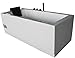 Algopix Similar Product 17 - EAGO AM154ETL-R6 Whirlpool Tub, White