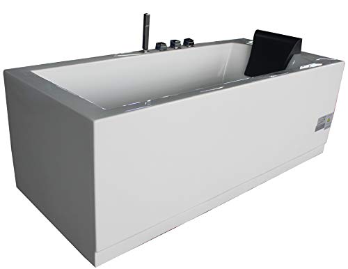 Algopix Similar Product 4 - EAGO AM154ETL-L6 Whirlpool Tub, White